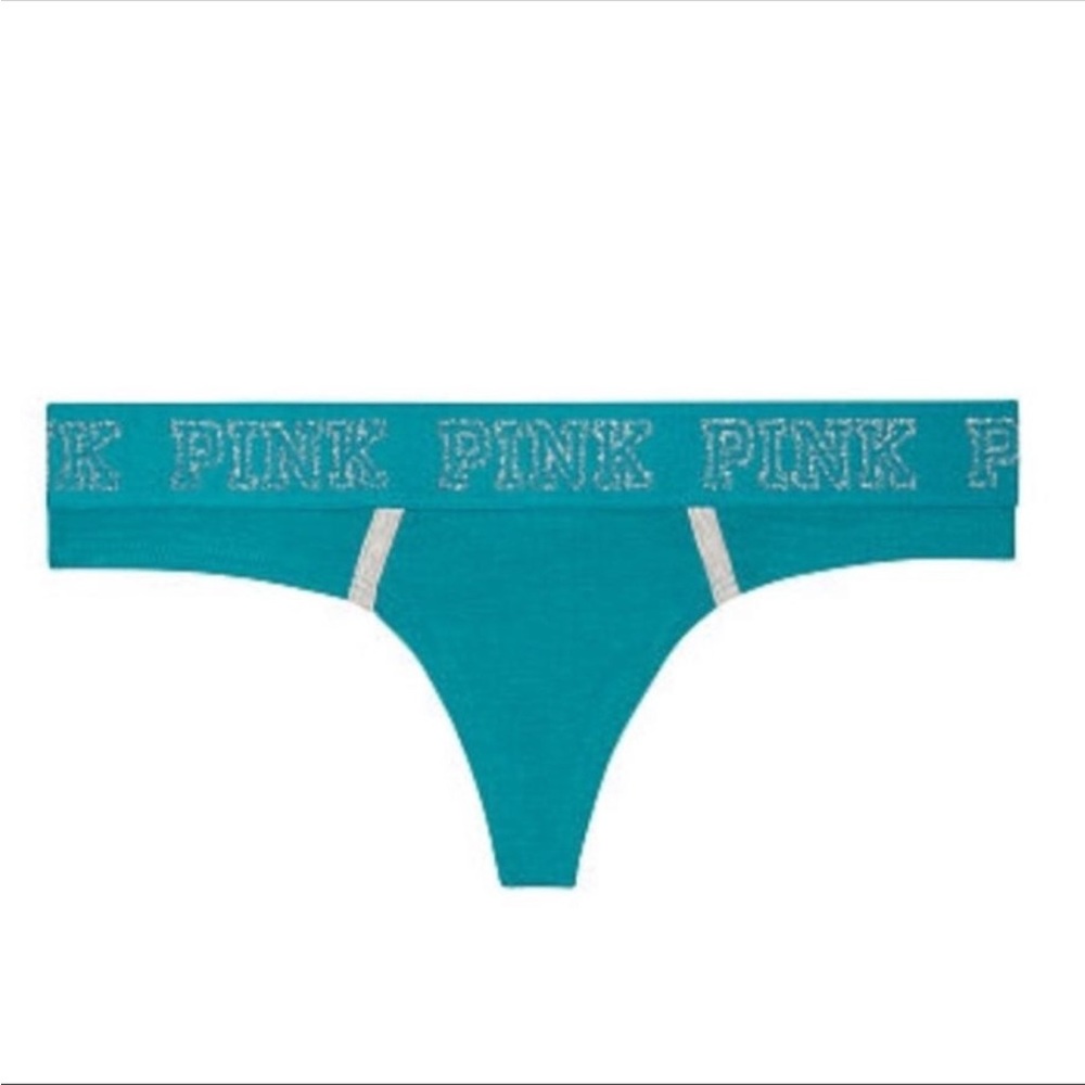 New Victoria’s Secret PINK Logo Thong Panties - XSmall